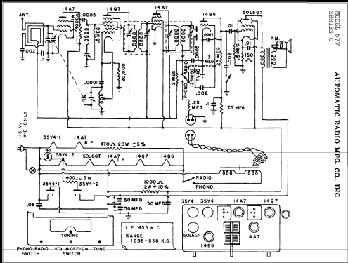 677 ; Automatic Radio Mfg. (ID = 323736) Radio