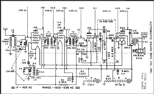 B-44 'Tom Thumb' ; Automatic Radio Mfg. (ID = 279440) Radio