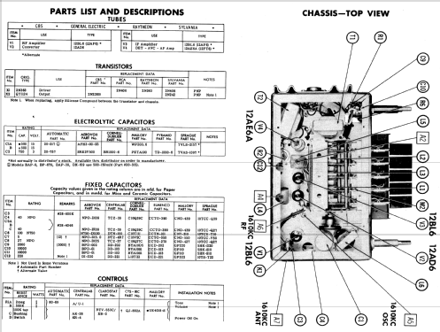 BP-679 ; Automatic Radio Mfg. (ID = 560420) Car Radio