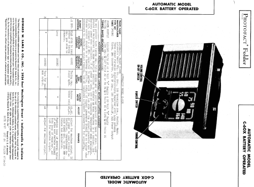 C-60X ; Automatic Radio Mfg. (ID = 437142) Radio