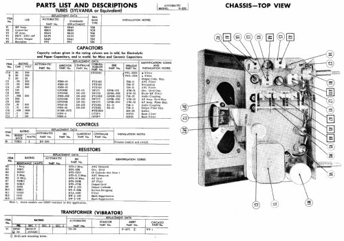 D-200 ; Automatic Radio Mfg. (ID = 437151) Autoradio