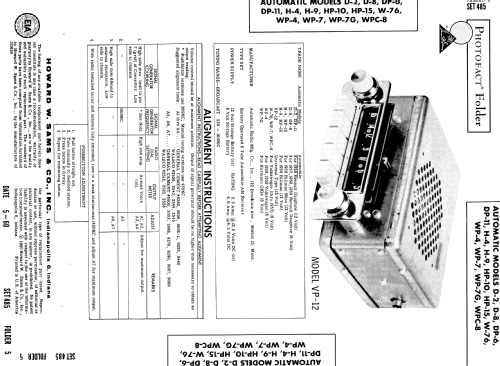 HP-15 ; Automatic Radio Mfg. (ID = 565559) Car Radio