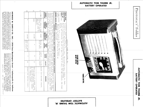 Tom Thumb Jr. ; Automatic Radio Mfg. (ID = 899383) Radio