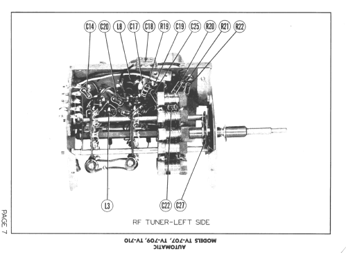 TV-707 ; Automatic Radio Mfg. (ID = 1527215) Télévision