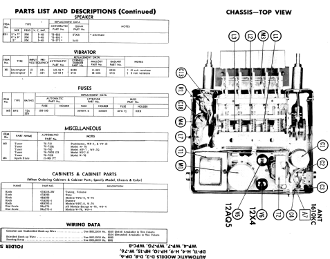 WP-7 ; Automatic Radio Mfg. (ID = 565582) Car Radio