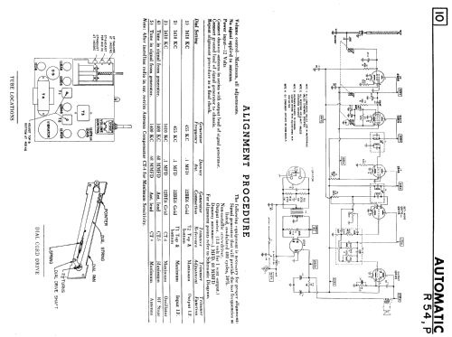 P54 ; Automatic Radio of (ID = 2290685) Autoradio