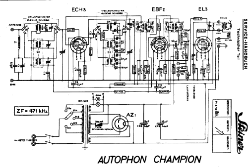 Champion 39; Autophon AG inkl. (ID = 29208) Radio