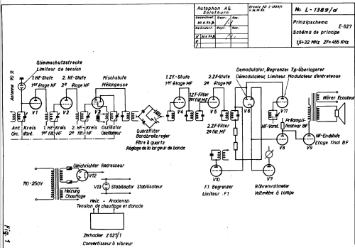 E-627; Autophon AG inkl. (ID = 1945913) Mil Re