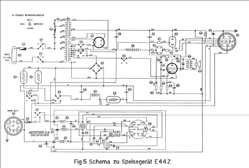 Netzgerät E44Z; Autophon AG inkl. (ID = 208165) Aliment.