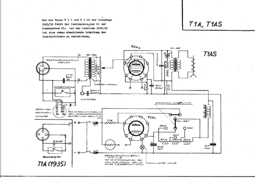 NF-Telefonrundspruch T1AS; Autophon AG inkl. (ID = 16474) Drahtfunk