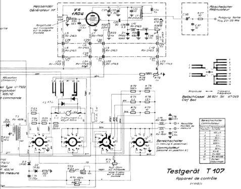 Testgerät T 107; Autophon AG inkl. (ID = 331897) Equipment