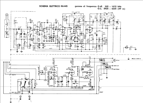 Bikini RA445; Autovox SPA; Roma (ID = 485644) Car Radio