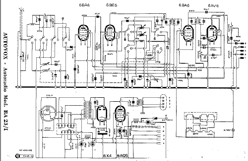 RA23-I; Autovox SPA; Roma (ID = 953074) Car Radio