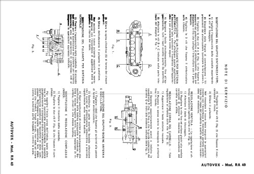 RA49/FC; Autovox SPA; Roma (ID = 2465496) Car Radio