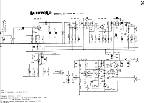 Raid RA331 ; Autovox SPA; Roma (ID = 1065927) Car Radio