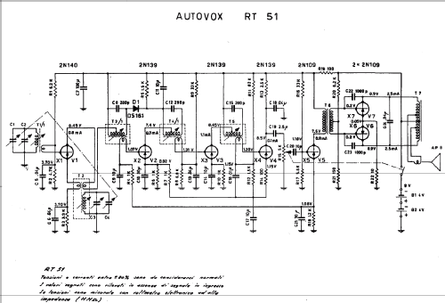 Transistor 7 RT51; Autovox SPA; Roma (ID = 257959) Radio
