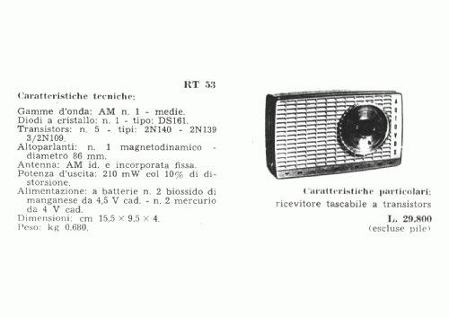 RT53; Autovox SPA; Roma (ID = 346001) Radio