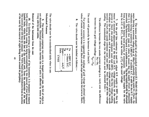 Test Set Electronic Valve C.T.160; AVO Ltd.; London (ID = 300429) Equipment