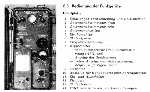 Tornisterfunkgerät R-108D {Р-108Д}; B-8865 V8865 post (ID = 1759994) Mil TRX