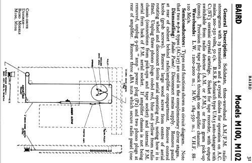 M102; Baird brand - John (ID = 772665) Radio