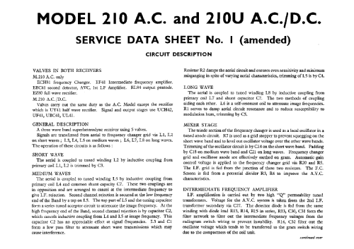 M210; Baird brand - John (ID = 1333292) Radio