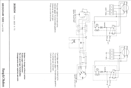 Beogram 1203 5239; Bang & Olufsen B&O; (ID = 290089) R-Player