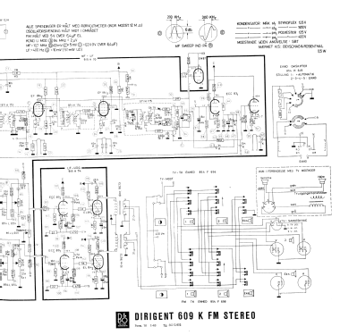 Dirigent 609K; Bang & Olufsen B&O; (ID = 728035) Radio