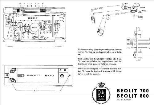 Beolit 800; Bang & Olufsen B&O; (ID = 1901180) Radio