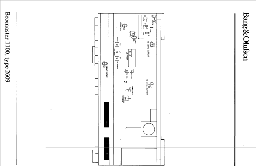 Beomaster 1100 2609; Bang & Olufsen B&O; (ID = 1663288) Radio