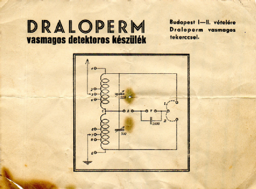 Draloperm ; Barta es Tarsa BAPO; (ID = 3008757) Crystal