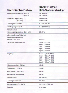 D6275; BASF, Badische (ID = 2812535) Ampl/Mixer