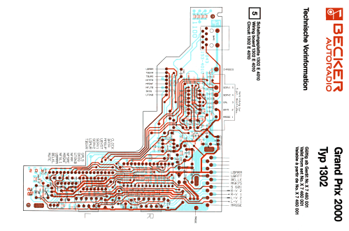 Grand Prix 2000 1302; Becker, Max Egon, (ID = 1589569) Car Radio