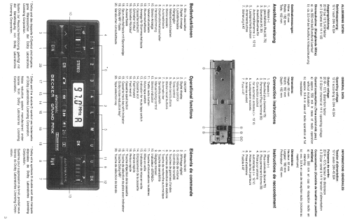 Grand Prix Cassette electronic Kurier 761; Becker, Max Egon, (ID = 606340) Car Radio