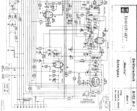 Mexico ; Becker, Max Egon, (ID = 684947) Car Radio