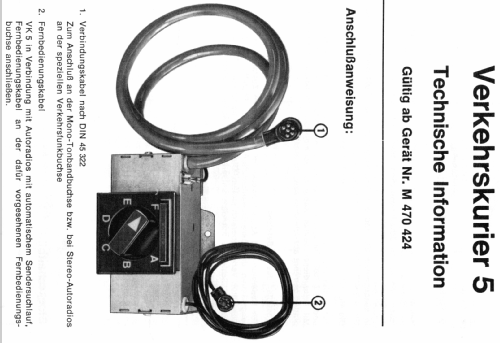 Verkehrskurier VK5 ab M 470 424; Becker, Max Egon, (ID = 818411) Adattatore