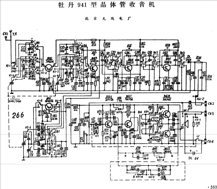 Peony 牡丹 941 series; Beijing 北京无线电厂 (ID = 804625) Radio