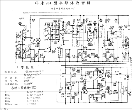 Huanqiu 环球 901; Beijing No.1 北京市东风无线 (ID = 801848) Radio