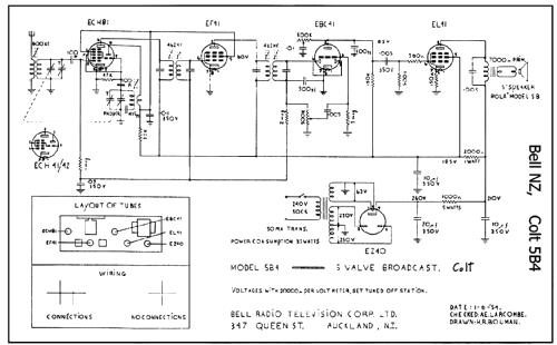 Colt 5B4; Bell Radio- (ID = 281456) Radio