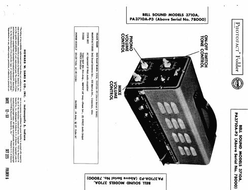 3710-A ; Bell Sound Systems; (ID = 439466) Ampl/Mixer
