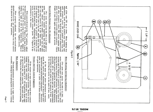 RT-75 Tape Recorder ; Bell Sound Systems; (ID = 1864347) Ton-Bild