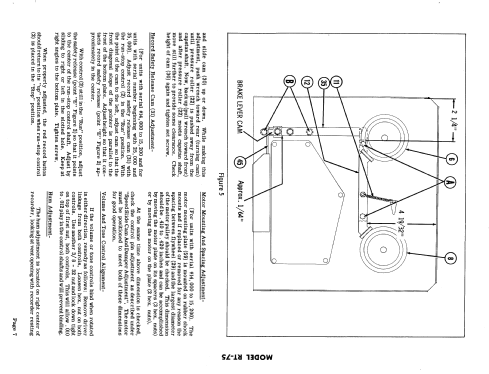 RT-75 Tape Recorder ; Bell Sound Systems; (ID = 439451) Ton-Bild