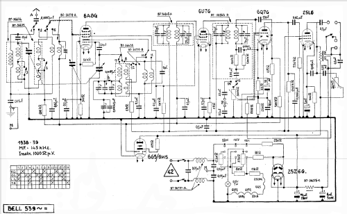 Radiobell 539 ; Bell Telephone Mfg. (ID = 1118020) Radio