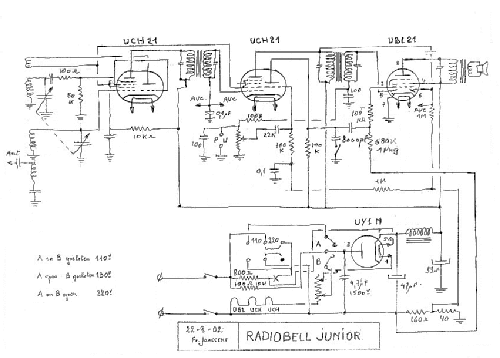 Radiobell Junior 46 ; Bell Telephone Mfg. (ID = 1290555) Radio