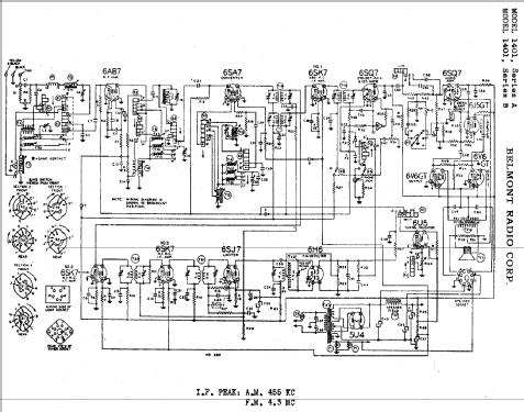 1401 Ch= Series B; Belmont Radio Corp. (ID = 329067) Radio
