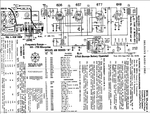 408 Ch= Series A; Belmont Radio Corp. (ID = 329121) Radio