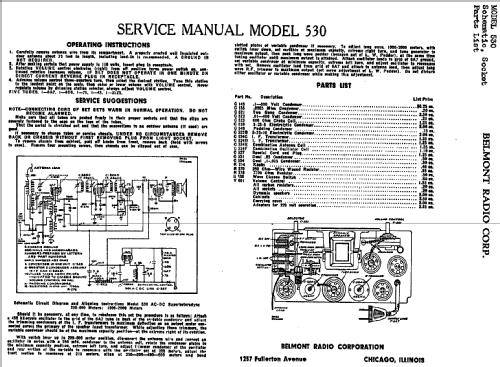 530 ; Belmont Radio Corp. (ID = 323016) Radio