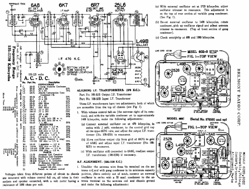 602C black; Belmont Radio Corp. (ID = 1396319) Radio