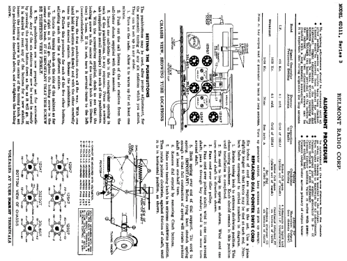 6D111 Ch= Series B; Belmont Radio Corp. (ID = 330135) Radio