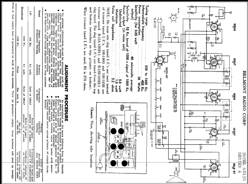 6D130 Ch= Series A; Belmont Radio Corp. (ID = 324008) Radio