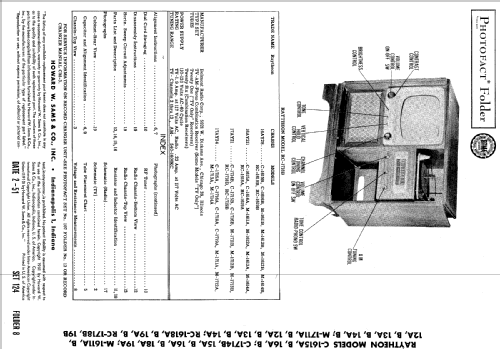 Raytheon C-1715A Ch= 17AY24; Belmont Radio Corp. (ID = 499653) Television